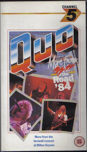 vhs: Status Quo: More From The Road '84