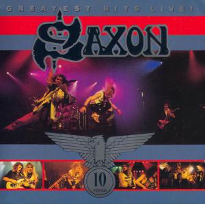 2lp gatefold: Saxon: Greatest Hits Live!