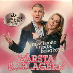 cd-singel pappersfodral: Linda Bengtzing: Värsta Schlagern
