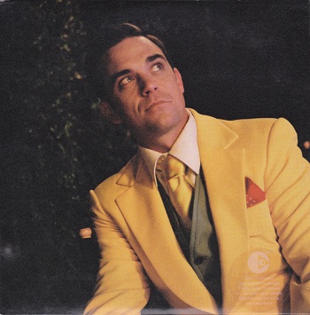 cd-singel pappersfodral: Robbie Williams: Tripping