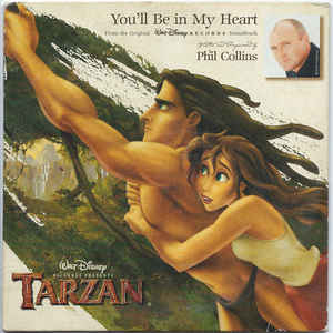 cd-singel pappersfodral: Phil Collins: You'll Be In My Heart