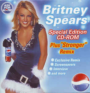 cd-singel pappersfodral: Britney Spears: Special Edition CD-Rom