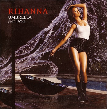 cd-singel pappersfodral: Rihanna: Umbrella
